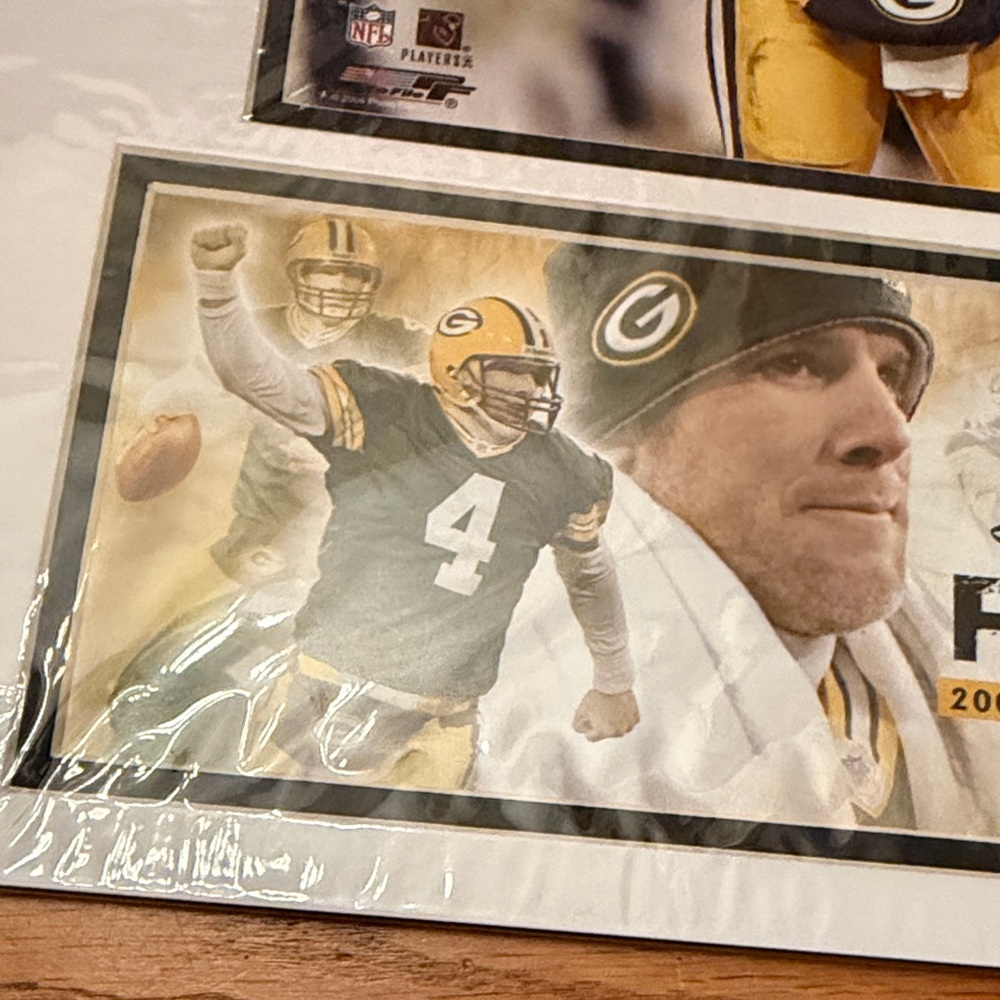Brett Favre Green Bay Packers Framed Photo with Green Bay Stamp Nov 29 2004 - Picture 5 of 8